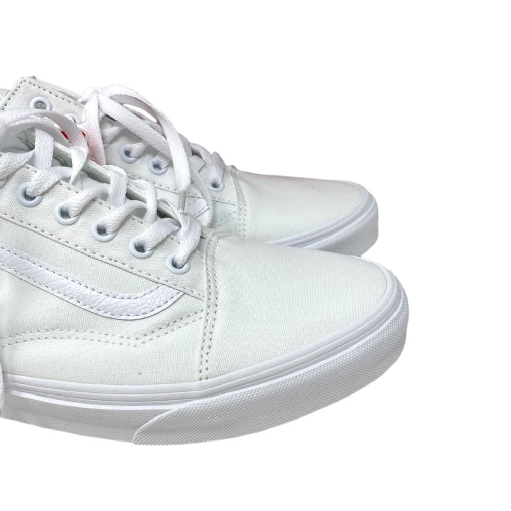 VANS Old Skool White Women Low Top Canvas Casual Skate Sneakers Size VN000D3HW00 - Picture 3 of 10